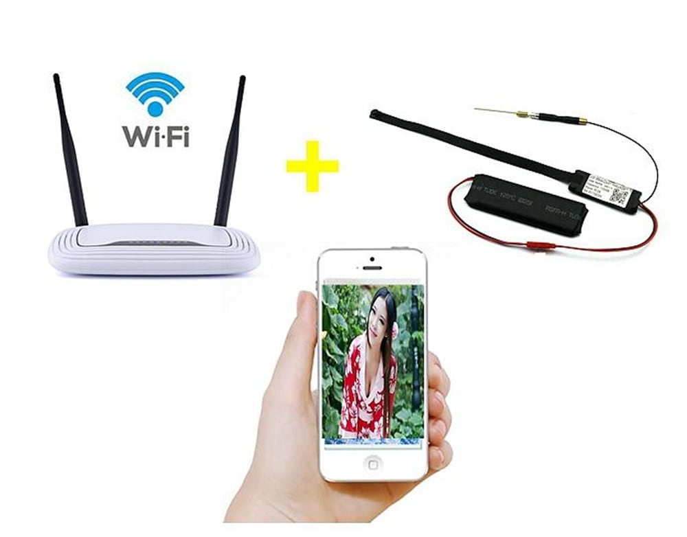 P2P / Wi-Fi 1920 x 1080P Multi-Function Night Vision Miniature IP Camera- Black P2P / Wi-Fi 1920 x 1080P Multi-Function Night Vision Miniature IP Camera- Black