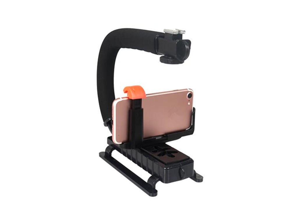 Photography Type U Bracket DV Hand Held Stabilizer- Black 1Pc Photography Type U Bracket DV Hand Held Stabilizer- Black 1Pc