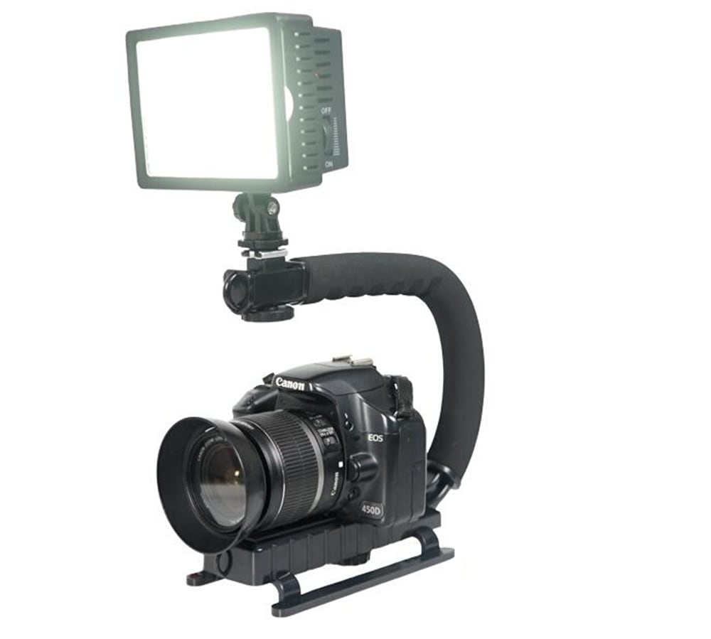 Photography Type U Bracket DV Hand Held Stabilizer- Black 1Pc Photography Type U Bracket DV Hand Held Stabilizer- Black 1Pc