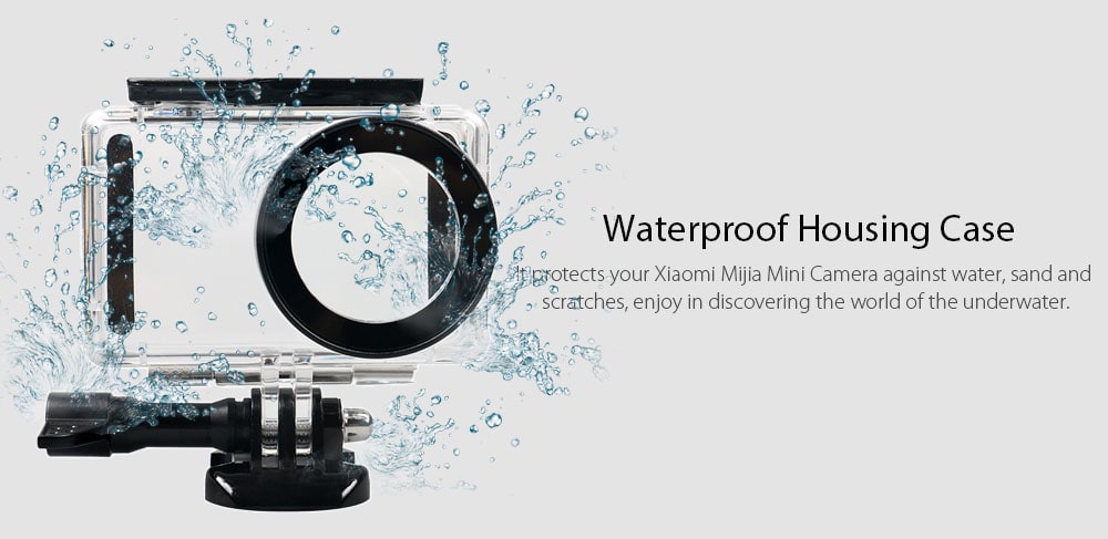 Sports Waterproof Frame Silicone Case Accessories for Xiaomi Mijia Camera - Black Regular Sports Waterproof Frame Silicone Case Accessories for Xiaomi Mijia Camera - Black Regular