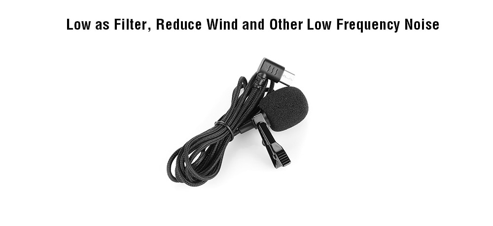 Original SJCAM Short External Microphone Lavalier Omnidirectional for SJ8 Series Action Cameras- Black Original SJCAM Short External Microphone Lavalier Omnidirectional for SJ8 Series Action Cameras- Black