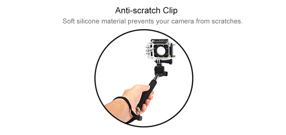 Original SJCAM Foldable Selfie Stick Camera Monopod with Adapter for GoPro Hero 4 / 3+ / 3 / 2 / 1 / SJ4000 / SJ5000 / SJ6000 Action Camera- Black Original SJCAM Foldable Selfie Stick Camera Monopod with Adapter for GoPro Hero 4 / 3+ / 3 / 2 / 1 / SJ4000 / SJ5000 / SJ6000 Action Camera- Black