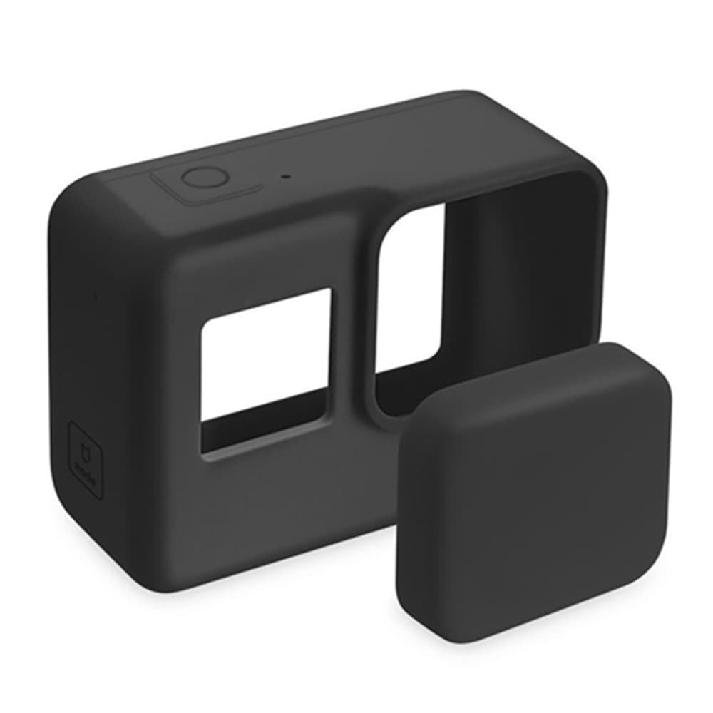 Sport Camera with Lens Cap Soft Silicone Case Cover for GoPro Hero 5- Black Sport Camera with Lens Cap Soft Silicone Case Cover for GoPro Hero 5- Black