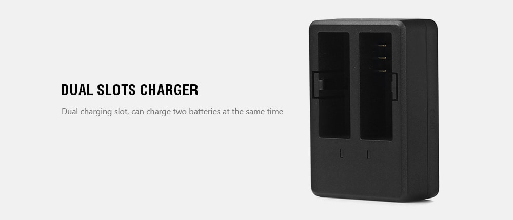 Original SJCAM 900mAh Battery + Dual Slot Charger for SJ4000 / SJ4000 WiFi / SJ5000 / SJ5000 WiFi / SJ5000 Plus / M10 / M10 WiFi / M10 Plus Action Camera- Black Original SJCAM 900mAh Battery + Dual Slot Charger for SJ4000 / SJ4000 WiFi / SJ5000 / SJ5000 WiFi / SJ5000 Plus / M10 / M10 WiFi / M10 Plus Action Camera- Black