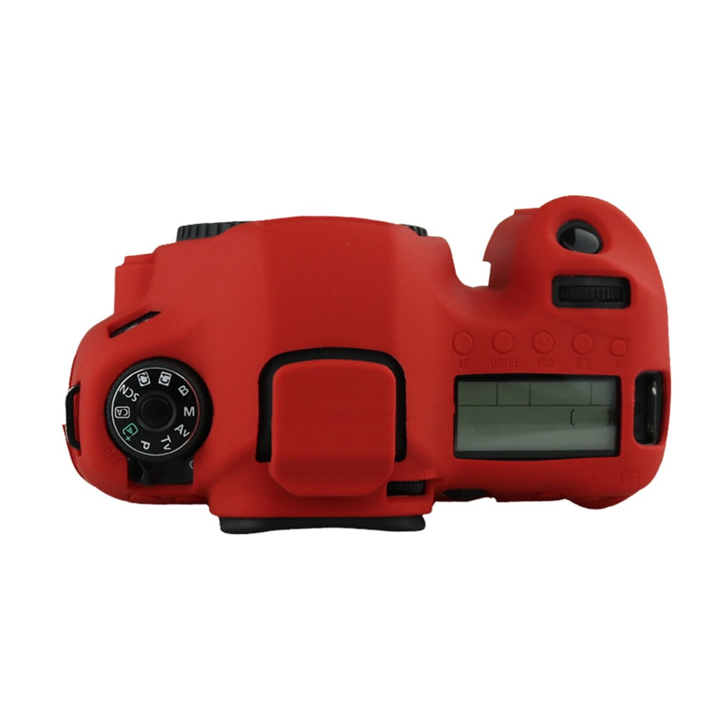 Soft Silicone Rubber Camera Protective Body Cover Case Skin for Canon 6D Camera Bag- Red Soft Silicone Rubber Camera Protective Body Cover Case Skin for Canon 6D Camera Bag- Red
