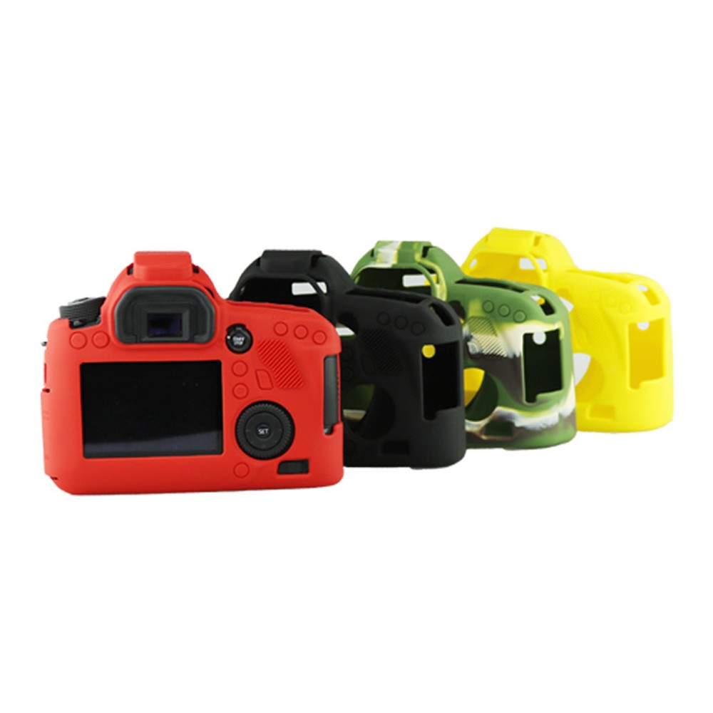 Soft Silicone Rubber Camera Protective Body Cover Case Skin for Canon 6D Camera Bag- Red Soft Silicone Rubber Camera Protective Body Cover Case Skin for Canon 6D Camera Bag- Red
