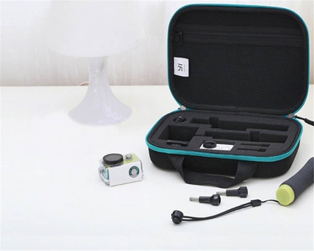 Yi GoPro camera and accessories Carrying Case- Black and Blue Yi GoPro camera and accessories Carrying Case- Black and Blue