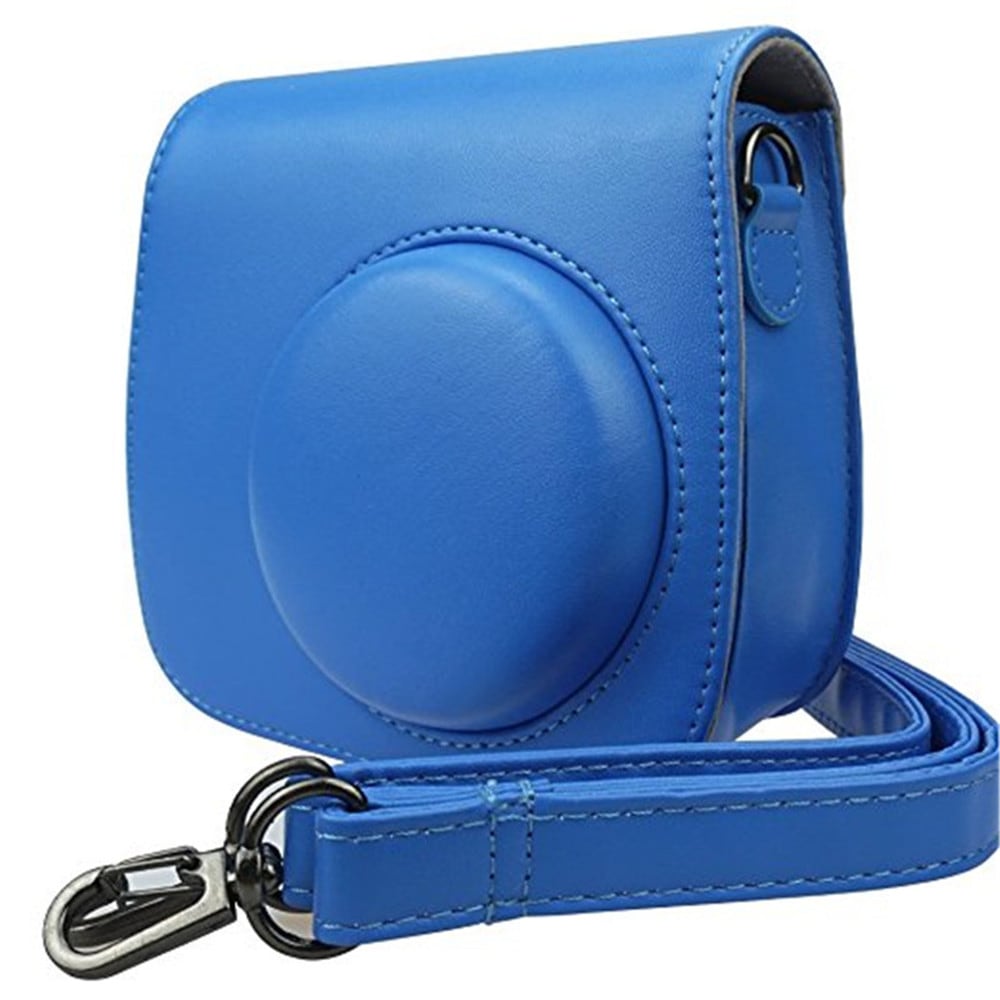 Protective Case for Fujifilm Instax Mini 8 Mini 8+ Mini 9 Instant Camera Premium Vegan Leather Bag Cover with Removable- Black Protective Case for Fujifilm Instax Mini 8 Mini 8+ Mini 9 Instant Camera Premium Vegan Leather Bag Cover with Removable- Black