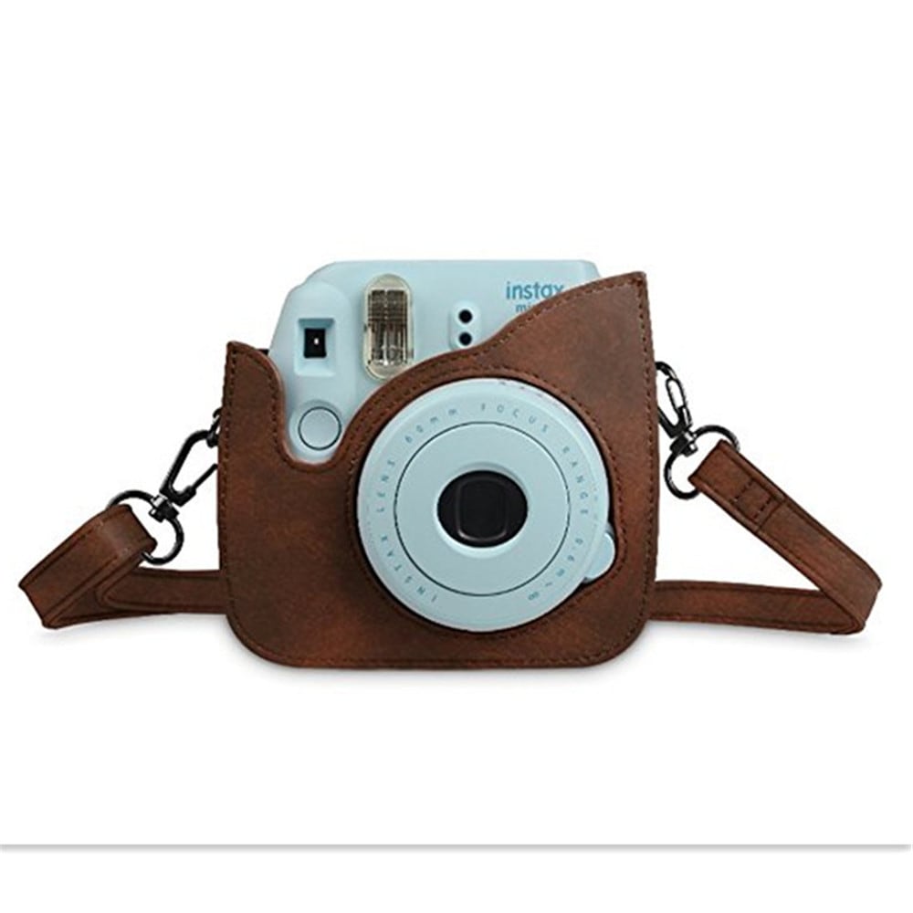 Protective Case for Fujifilm Instax Mini 8 Mini 8+ Mini 9 Instant Camera Premium Vegan Leather Bag Cover with Removable- Black Protective Case for Fujifilm Instax Mini 8 Mini 8+ Mini 9 Instant Camera Premium Vegan Leather Bag Cover with Removable- Black