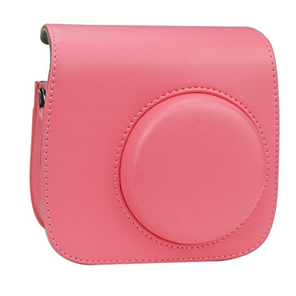 Protective Case for Fujifilm Instax Mini 8 Mini 8+ Mini 9 Instant Camera Premium Vegan Leather Bag Cover with Removable- Black Protective Case for Fujifilm Instax Mini 8 Mini 8+ Mini 9 Instant Camera Premium Vegan Leather Bag Cover with Removable- Black