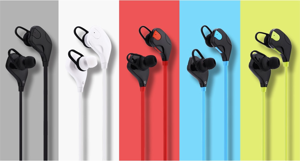QY7S Wireless Bluetooth V4.1 Sport Earphones Headphones- Green QY7S Wireless Bluetooth V4.1 Sport Earphones Headphones- Green
