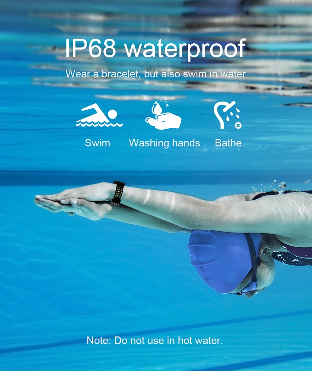 Silicone Strap Waterproof Bluetooth F3 Color Smart Bracelet- Multi-A Silicone Strap Waterproof Bluetooth F3 Color Smart Bracelet- Multi-A