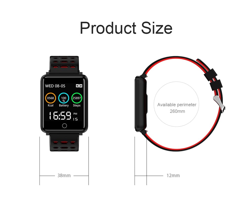 Silicone Strap Waterproof Bluetooth F3 Color Smart Bracelet- Multi-A Silicone Strap Waterproof Bluetooth F3 Color Smart Bracelet- Multi-A