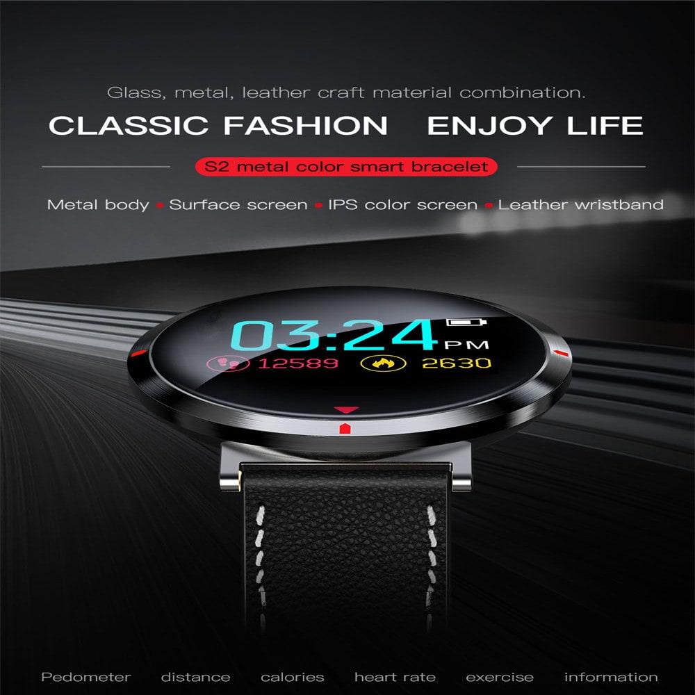 Sport Record SMS Push Heart Rate Monitor Smart Bracelet for IOS Android- Black Sport Record SMS Push Heart Rate Monitor Smart Bracelet for IOS Android- Black