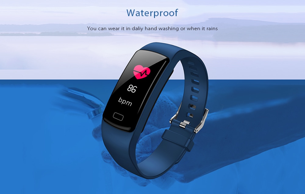 Y9 Smart Bluetooth Bracelet Color Screen Heart Rate Blood Pressure Monitoring Sports Smartwatch- Chestnut Red Y9 Smart Bluetooth Bracelet Color Screen Heart Rate Blood Pressure Monitoring Sports Smartwatch- Chestnut Red