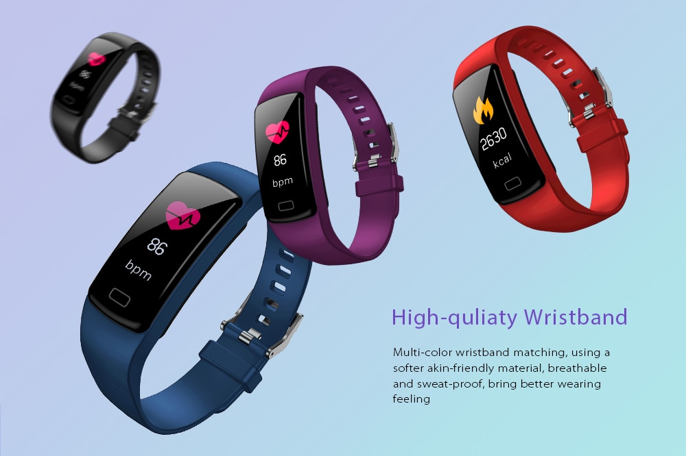 Y9 Smart Bluetooth Bracelet Color Screen Heart Rate Blood Pressure Monitoring Sports Smartwatch- Chestnut Red Y9 Smart Bluetooth Bracelet Color Screen Heart Rate Blood Pressure Monitoring Sports Smartwatch- Chestnut Red