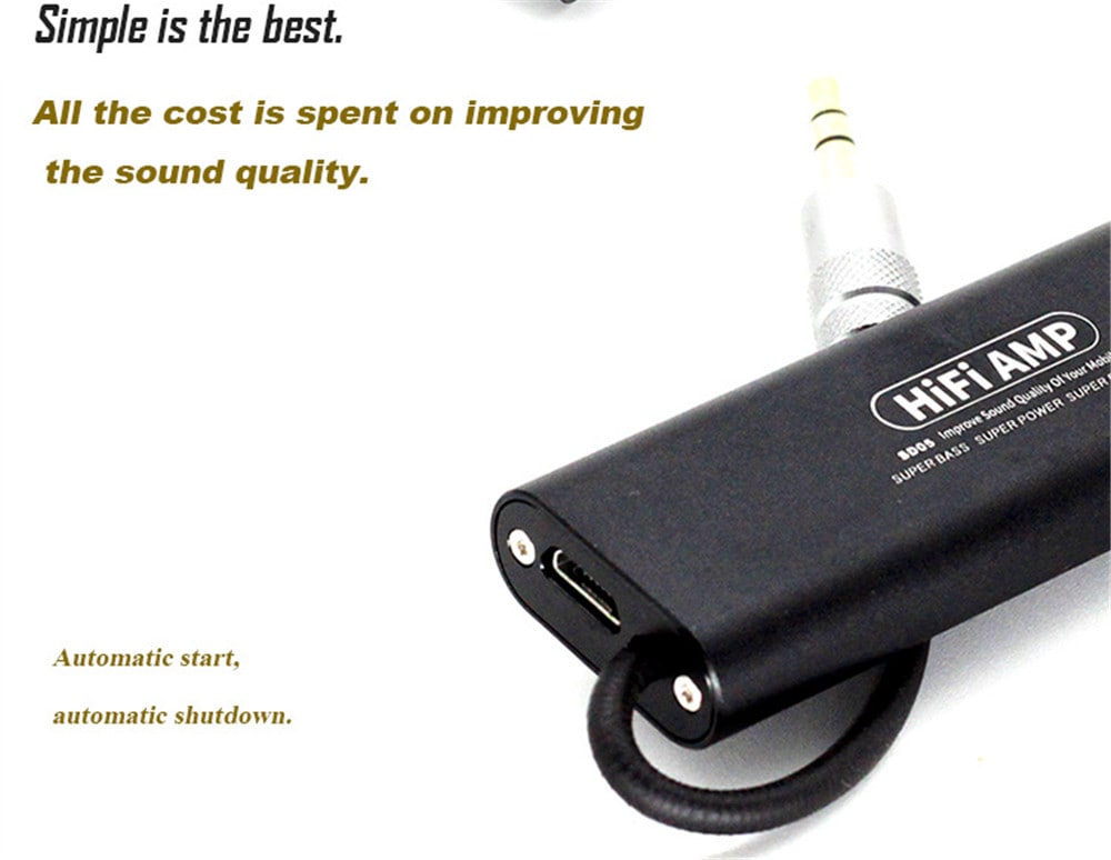SD05 Professional HIFI Headphone Amplifier Portable Ultra Thin- Silver SD05 Professional HIFI Headphone Amplifier Portable Ultra Thin- Silver