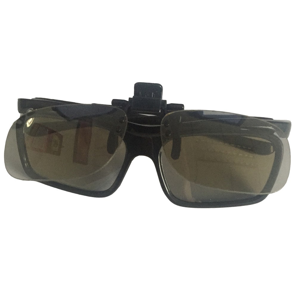 Passive Circular Polarized Clip On 3D Glasses for LG SONY TV MasterImage Disney Digital RealD Cinemas- Black Passive Circular Polarized Clip On 3D Glasses for LG SONY TV MasterImage Disney Digital RealD Cinemas- Black