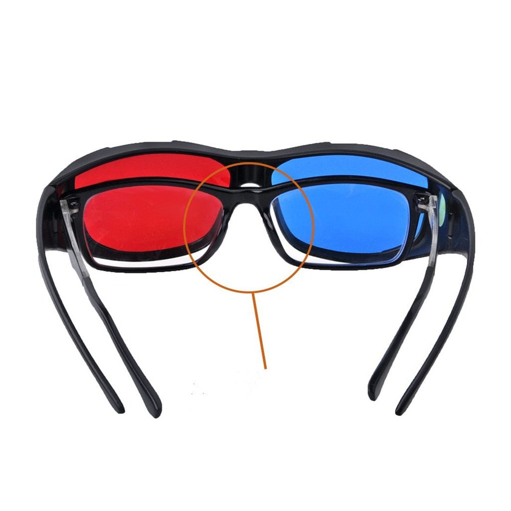 Red Blue 3D Glasses / Cyan Anaglyph Simple 3D Movie Game Extra Upgrade Style- Blue and Red Red Blue 3D Glasses / Cyan Anaglyph Simple 3D Movie Game Extra Upgrade Style- Blue and Red