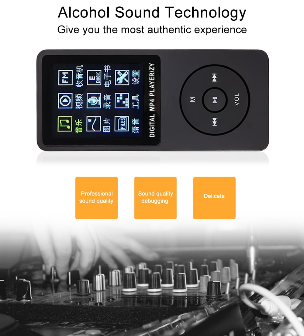 ZY418 Portable MP3 MP4 Music Player with 1.8 inch Screen Display- White ZY418 Portable MP3 MP4 Music Player with 1.8 inch Screen Display- White