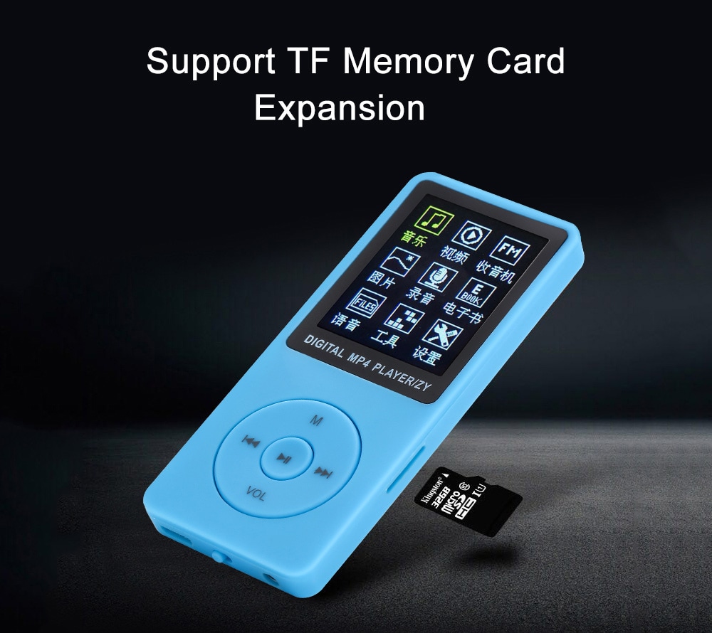 ZY418 Portable MP3 MP4 Music Player with 1.8 inch Screen Display- White ZY418 Portable MP3 MP4 Music Player with 1.8 inch Screen Display- White