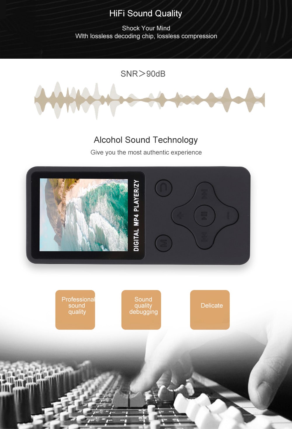T1 Portable MP3 MP4 Music Player with Screen Display- White T1 Portable MP3 MP4 Music Player with Screen Display- White