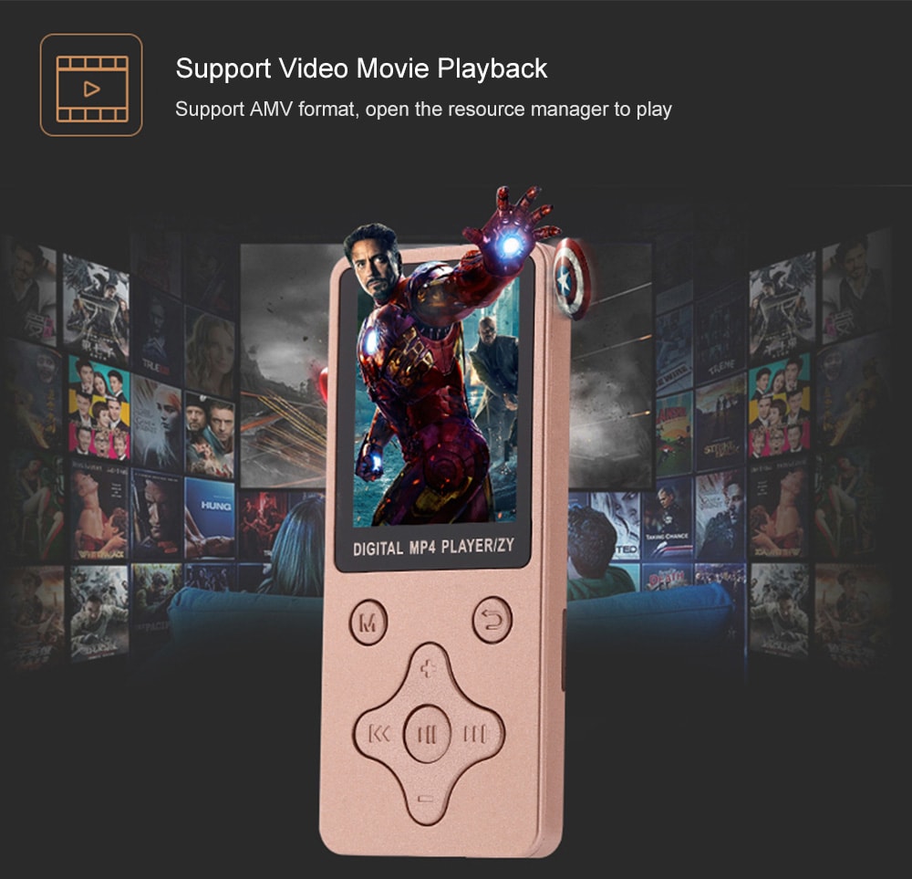 T1 Portable MP3 MP4 Music Player with Screen Display- White T1 Portable MP3 MP4 Music Player with Screen Display- White