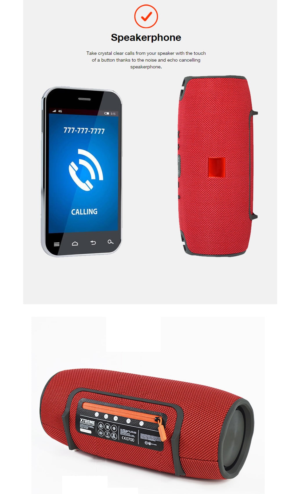 Portable Wireless Speaker music Box charge mini Speaker with usb TF Player-SP115- Ruby Red Portable Wireless Speaker music Box charge mini Speaker with usb TF Player-SP115- Ruby Red