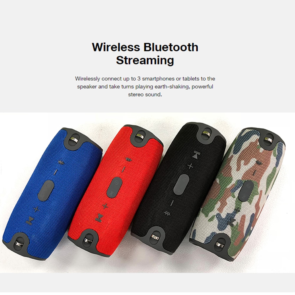 Portable Wireless Speaker music Box charge mini Speaker with usb TF Player-SP115- Ruby Red Portable Wireless Speaker music Box charge mini Speaker with usb TF Player-SP115- Ruby Red