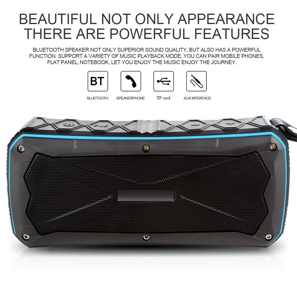 S610 Portable Outdoor Waterproof Bluetooth Speaker- Orange S610 Portable Outdoor Waterproof Bluetooth Speaker- Orange