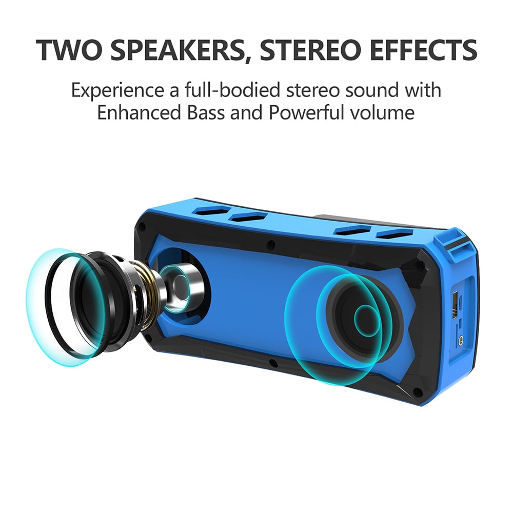S610 Portable Outdoor Waterproof Bluetooth Speaker- Orange S610 Portable Outdoor Waterproof Bluetooth Speaker- Orange