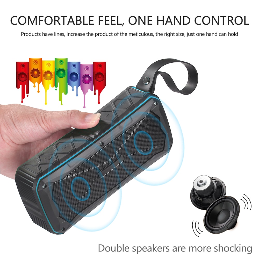 S610 Portable Outdoor Waterproof Bluetooth Speaker- Orange S610 Portable Outdoor Waterproof Bluetooth Speaker- Orange
