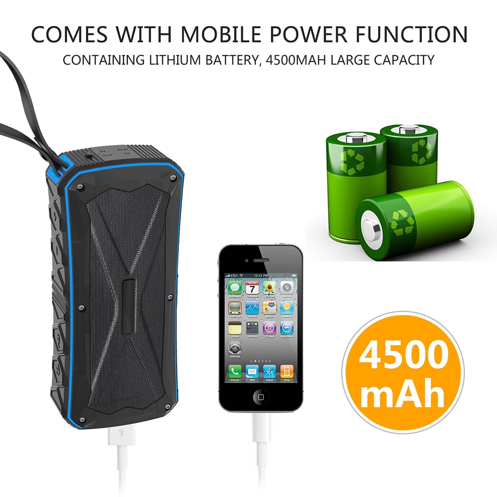 S610 Portable Outdoor Waterproof Bluetooth Speaker- Orange S610 Portable Outdoor Waterproof Bluetooth Speaker- Orange
