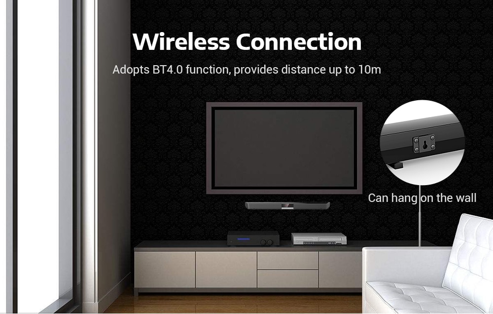 Shunpad S - R100 Wireless Bluetooth Soundbar Speaker with LED Display- Black Japan Plug (2-pin) Shunpad S - R100 Wireless Bluetooth Soundbar Speaker with LED Display- Black Japan Plug (2-pin)