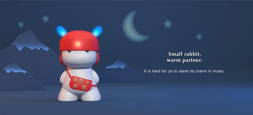 Original Xiaomi Mi Rabbit Sparkle Wireless Bluetooth Speaker for Phone / Tablet PC- Red Original Xiaomi Mi Rabbit Sparkle Wireless Bluetooth Speaker for Phone / Tablet PC- Red