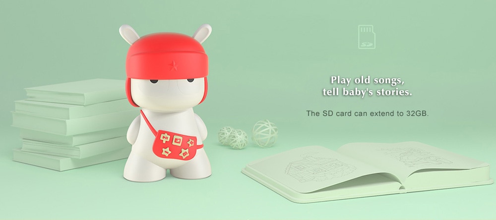 Original Xiaomi Mi Rabbit Sparkle Wireless Bluetooth Speaker for Phone / Tablet PC- Red Original Xiaomi Mi Rabbit Sparkle Wireless Bluetooth Speaker for Phone / Tablet PC- Red
