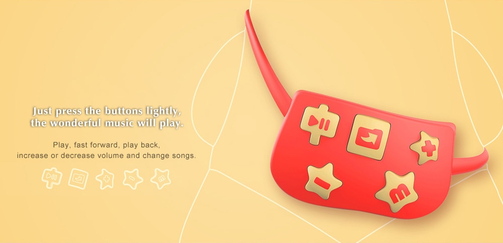 Original Xiaomi Mi Rabbit Sparkle Wireless Bluetooth Speaker for Phone / Tablet PC- Red Original Xiaomi Mi Rabbit Sparkle Wireless Bluetooth Speaker for Phone / Tablet PC- Red