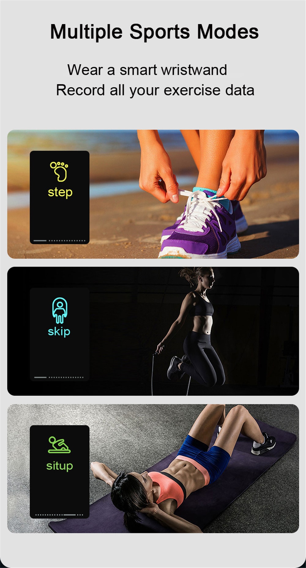 V5 M3PLUS Intelligent LED Color Screen Watch Sports Health Pedometer- Multi-B V5 M3PLUS Intelligent LED Color Screen Watch Sports Health Pedometer- Multi-B