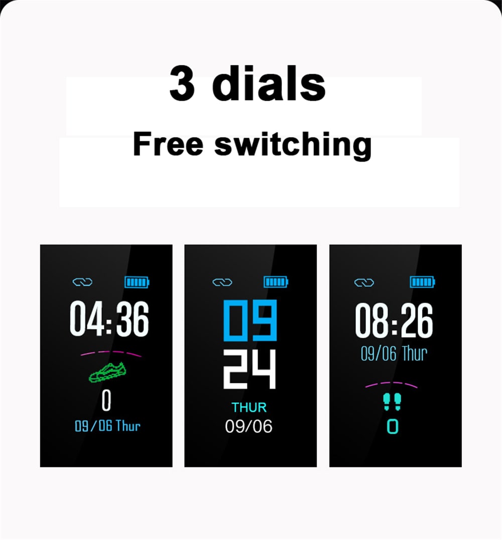 V5 M3PLUS Intelligent LED Color Screen Watch Sports Health Pedometer- Multi-B V5 M3PLUS Intelligent LED Color Screen Watch Sports Health Pedometer- Multi-B