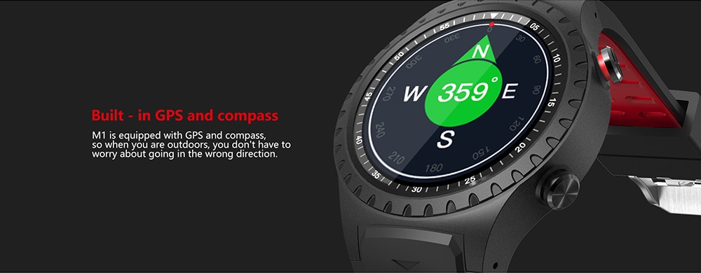 SMA M1 IP67 Waterproof Smartwatch Heart Rate Tracker Compass GPS Smart Bracelet- Gray SMA M1 IP67 Waterproof Smartwatch Heart Rate Tracker Compass GPS Smart Bracelet- Gray