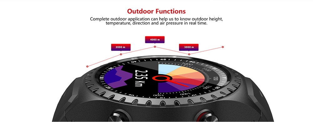 SMA M1 IP67 Waterproof Smartwatch Heart Rate Tracker Compass GPS Smart Bracelet- Gray SMA M1 IP67 Waterproof Smartwatch Heart Rate Tracker Compass GPS Smart Bracelet- Gray