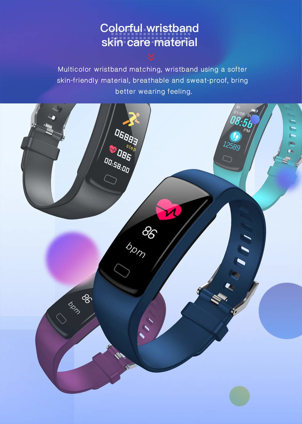 Y9 Smart Watch Color Screen Heart Rate Blood Pressure Monitoring Smart Watch- Multi-D Y9 Smart Watch Color Screen Heart Rate Blood Pressure Monitoring Smart Watch- Multi-D