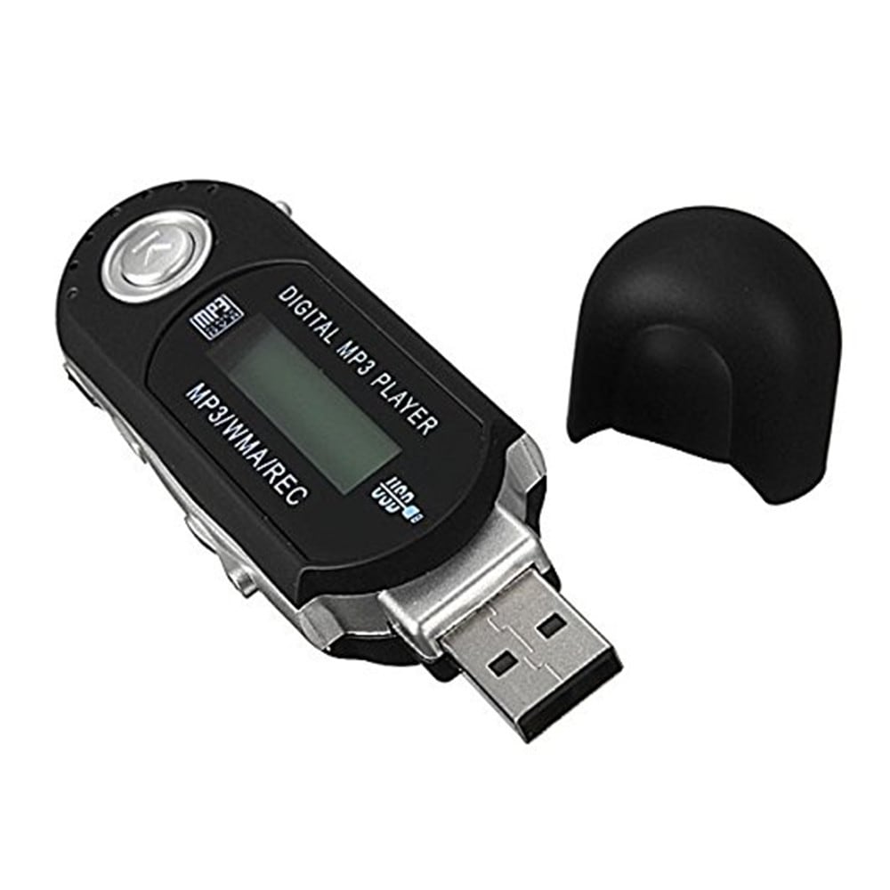 USB 2.0 Flash Drive LCD Mini MP3 Music Player W/ FM Radio Voice- Black USB 2.0 Flash Drive LCD Mini MP3 Music Player W/ FM Radio Voice- Black
