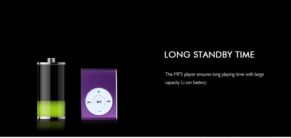 USB Mini MP3 Player Support 32GB Micro SD TF Card With Headphone- Purple USB Mini MP3 Player Support 32GB Micro SD TF Card With Headphone- Purple