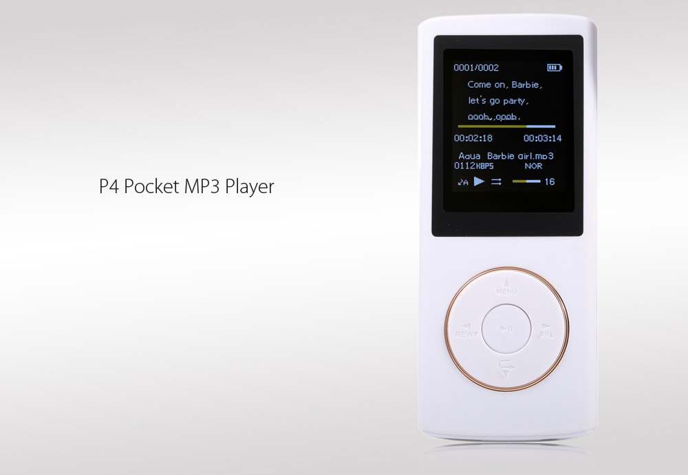 P4 Mini MP3 Stereo Player with 8GB FM- Black P4 Mini MP3 Stereo Player with 8GB FM- Black