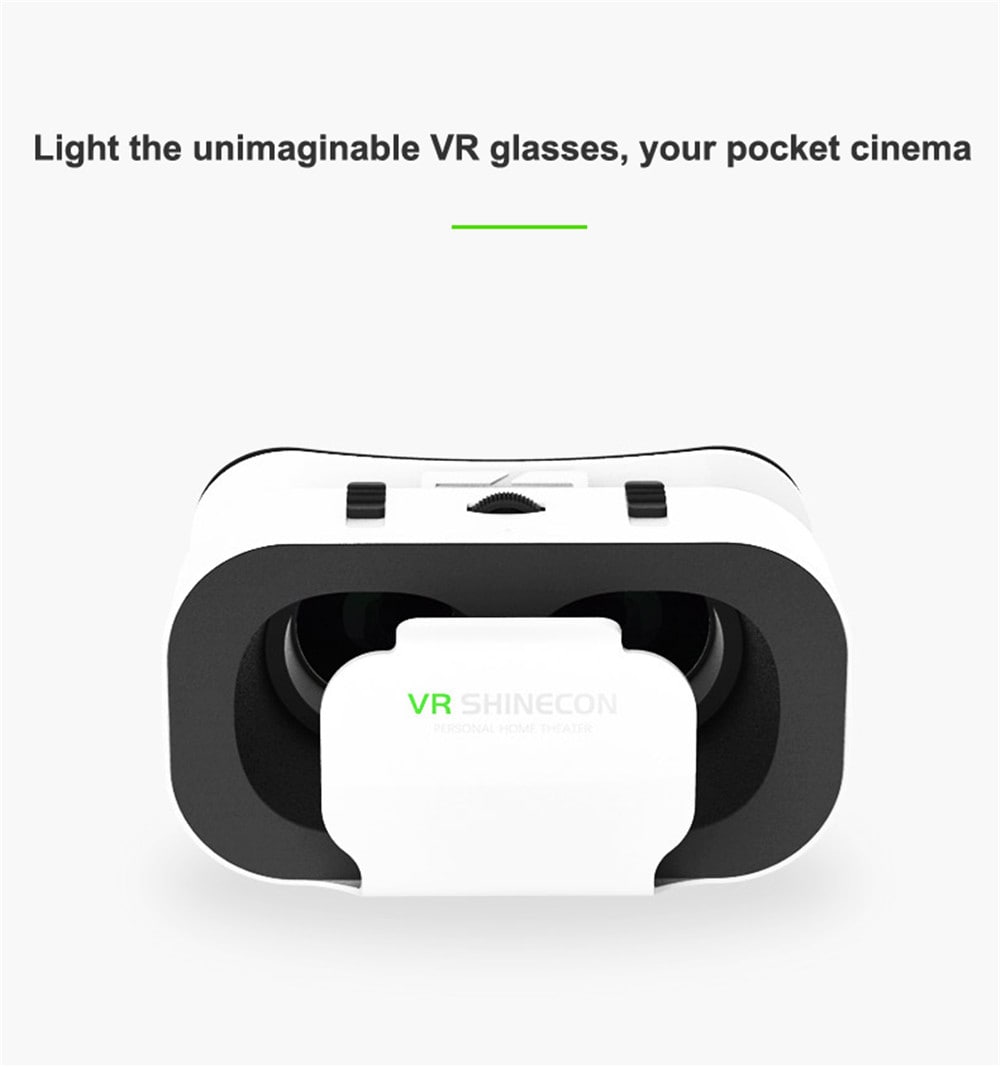 VR 3D Virtual Reality Glasses Movies Games for 4.0-6.0inch Smartphone- White VR 3D Virtual Reality Glasses Movies Games for 4.0-6.0inch Smartphone- White