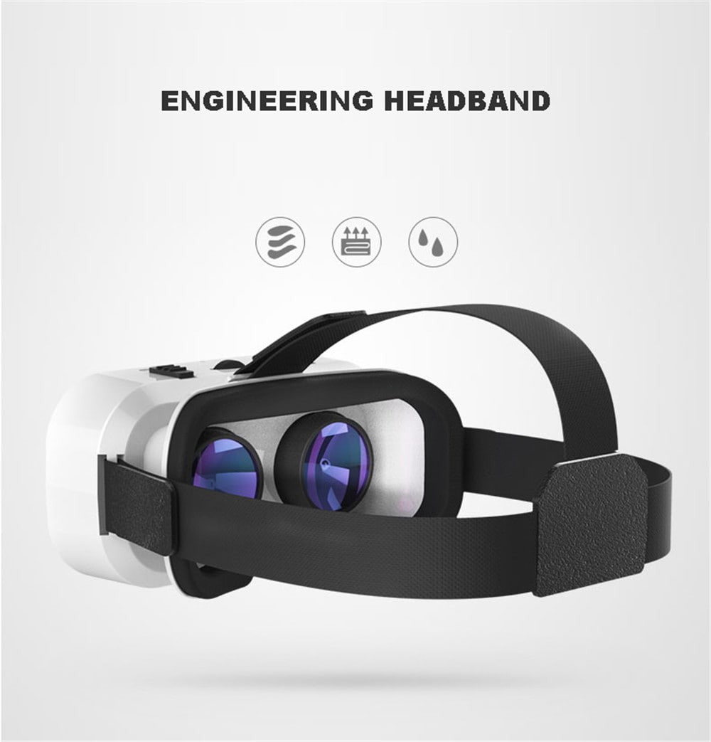 VR 3D Virtual Reality Glasses Movies Games for 4.0-6.0inch Smartphone- White VR 3D Virtual Reality Glasses Movies Games for 4.0-6.0inch Smartphone- White