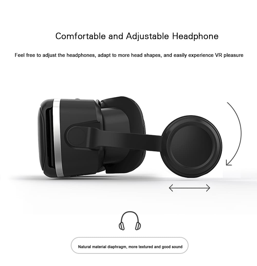 VR SHINECON G06 VR Glasses 3D Virtual Reality Headset for 4.0 - 6.0 inch Phones- Black VR SHINECON G06 VR Glasses 3D Virtual Reality Headset for 4.0 - 6.0 inch Phones- Black