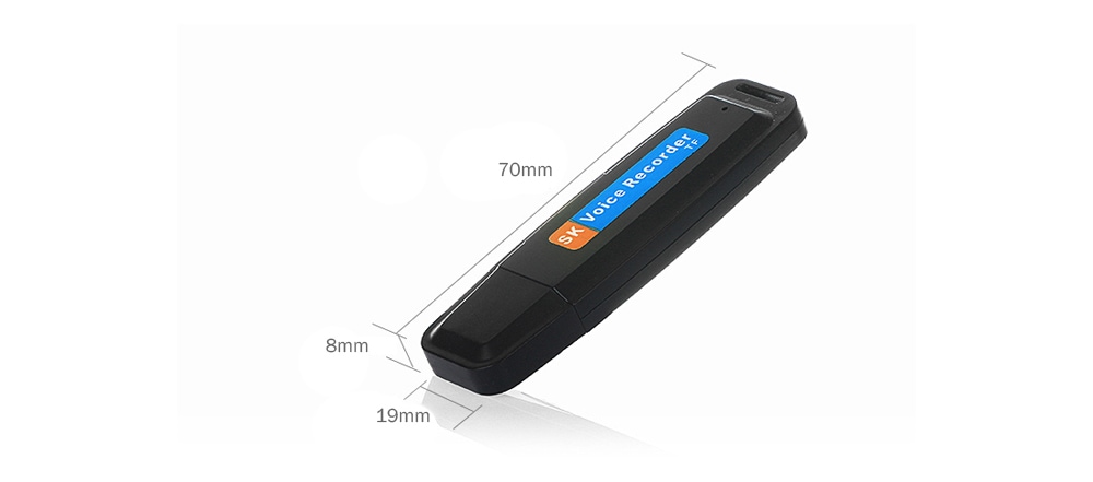 SK - 001 Smart Mini Voice Recorder- Black SK - 001 Smart Mini Voice Recorder- Black