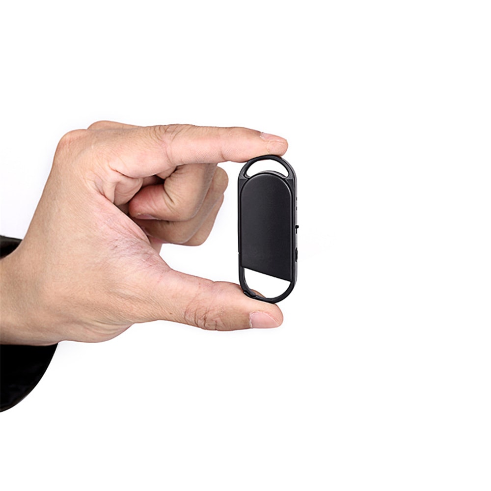Super Mini Voice Recorder Key Chain Style Audio MP3 Player- Black 1+8GB Super Mini Voice Recorder Key Chain Style Audio MP3 Player- Black 1+8GB
